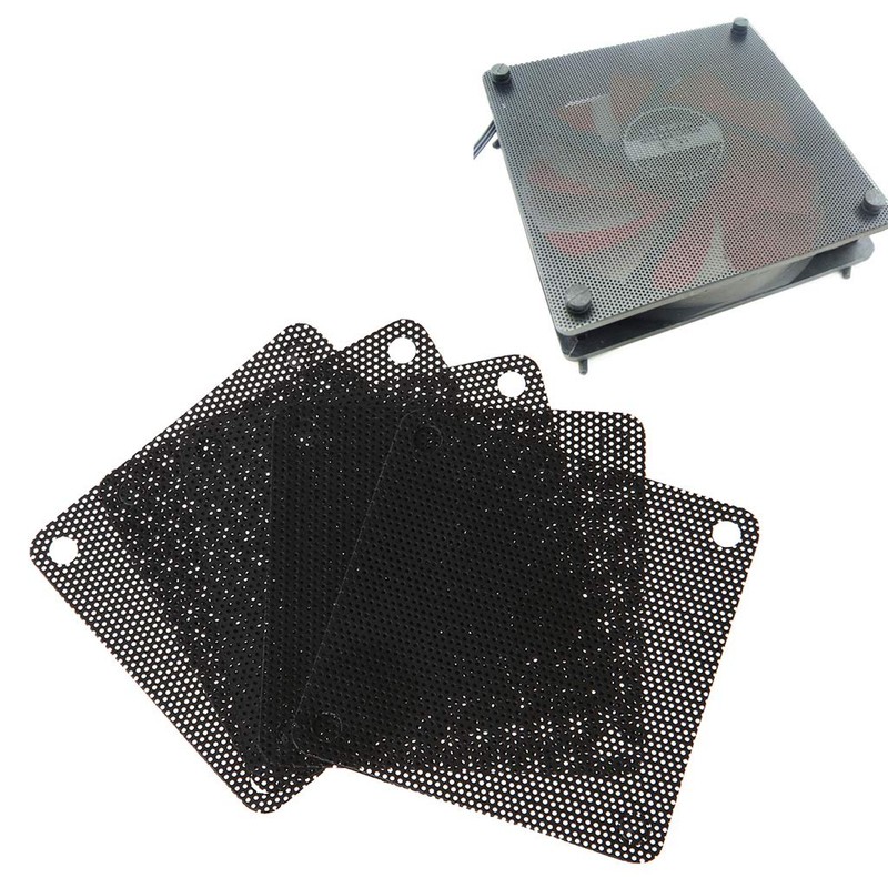 5 Pieces Computer Chassis Filter Mesh 60mm PC For Case