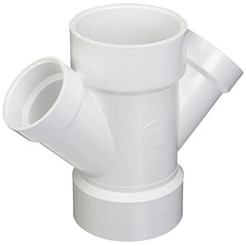 GENOVA 73432 3"X2" DWV RED DBLE WYE, 3" x 2"