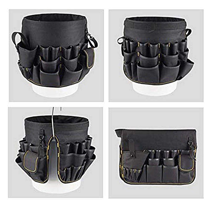 Tools Bucket Tool Organiser, Bucket Canvas Tool Holder and Organiser