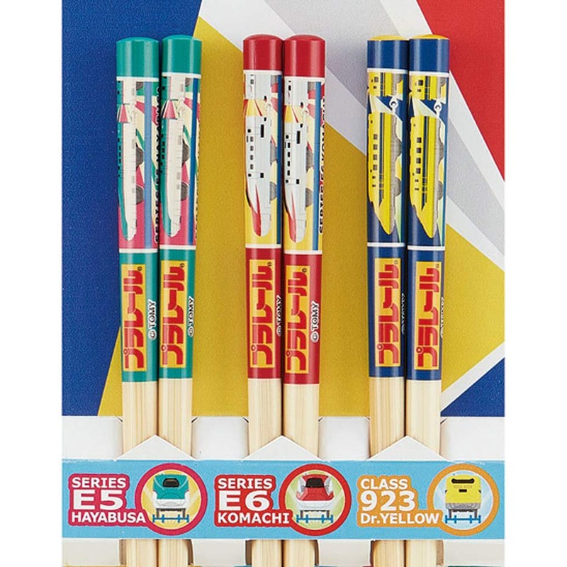 Skater ANT2T-A Bamboo Chopsticks Set of 3 Pairs 16.5 cm