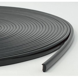 Trim-Gard 5/16" Colored L-Shaped Door Edge Guard Molding (50 Feet, Classic Silver)