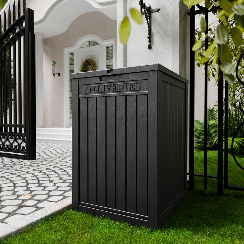 Trygoal 50-Gallon Package Delivery Box for Outside - Resin Storage