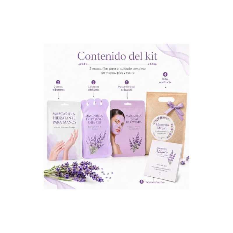 Genérico Kit Autocuidado Hidratación Lavanda Cada Uno
