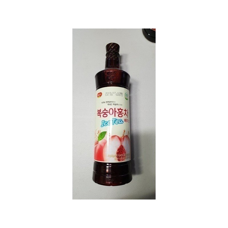 복숭아홍차1050ml광야식품/ 희석하기 편리한 엽소용. Peach Black Tea 1050ml - Gwangya