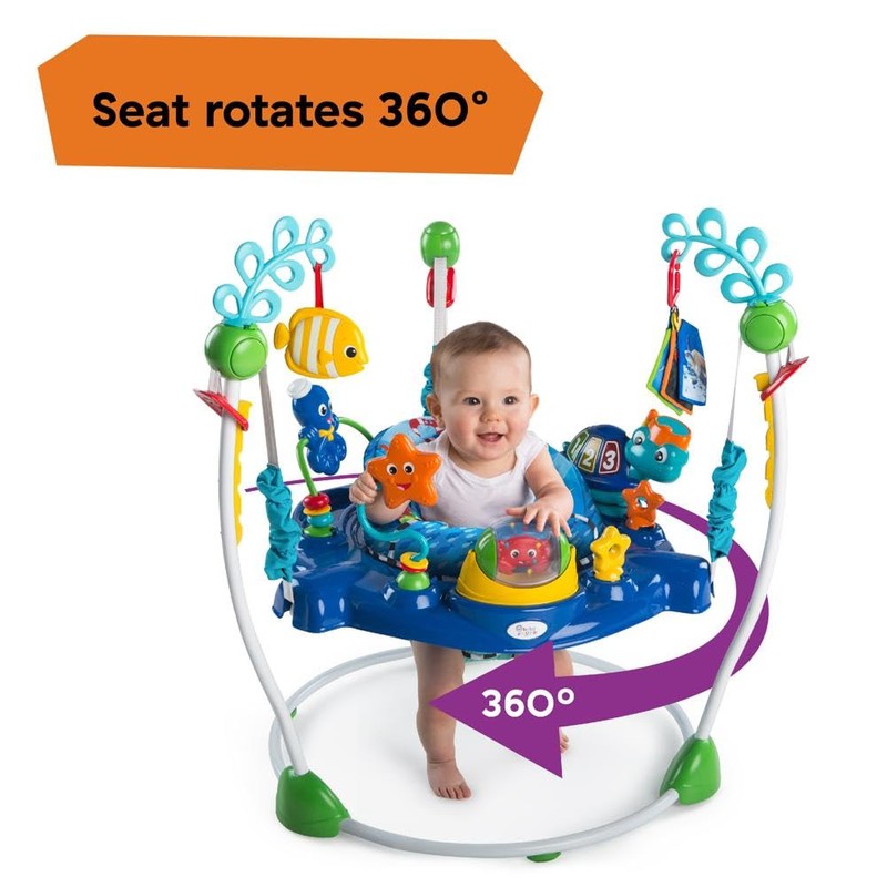 Baby Einstein Neptune's Ocean Discovery Activity Jumper, Ages 6 months