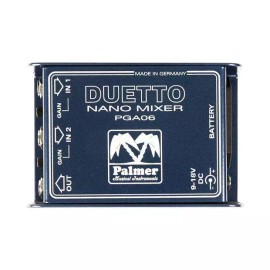 Palmer Audio Tools DUETTO Nano Mixer for Guitars & Line Signals