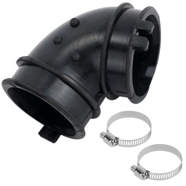 W10445975 Dishwasher Elbow Hose and 2 Clamps Kit, Dishwasher Circulation Pump Hose Replacement Parts Compatible with IKEA Jenn-Air Ge Replaces AP5618621 2312026 PS3651318 W10445975VP