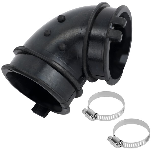 W10445975 Dishwasher Elbow Hose and 2 Clamps Kit, Dishwasher Circulation