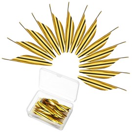 PATIKIL 矢スピンベーン 50個パック 1.8" プラスチック矢羽根 アーチェリー矢羽根 右ツイスト羽根 DIYターゲットシューティング用 イエロー