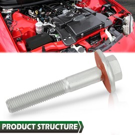 LQI Front Lower Harmonic Balancer Crank Bolt Fit for LS1 LS2 LS3 LS6 L99 LM7 LR4 LMG LQ4 LQ9 L96 4.8 5.3 5.7 6.0 6.2 /Fit for all gen III and gen IV LS engines except for LS7/LS9 12557840