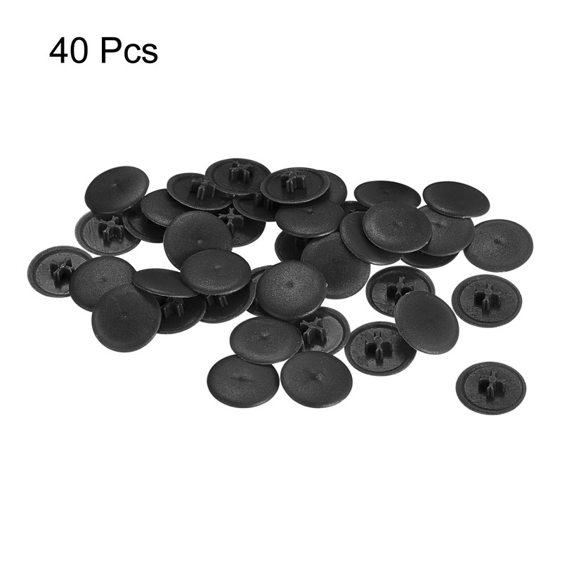 sourcing map 40 Pieces Screw Cap Covers 17 x 4