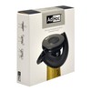 AdHoc FV31 dichter Sekt- und Champagnerverschluss GUSTO, Kunststoff/Silikon, schwarz