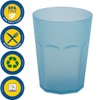 Gariella Plastic Cups Blue Drinking Cups Party Cups Plastic Drinking