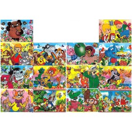 7 Cartoon Characters Ukrainian Easter Egg Decorating Wraps