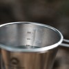 Camping Moon S-360-3P+B Camping Cup, Stainless Steel, Shell Cup, Deep,