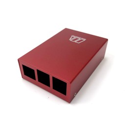 Micro Connectors Aluminum Raspberry Pi 3 Case for Model B B+ with UL Approved On/Off Switch 5V/2.5A Power Supply Adapter - Red (RAS-03RDPWR-PI)