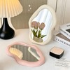 Cloud Desk Mirror, 9.8x6.9 in Cute Small Table Makeup Mirrors