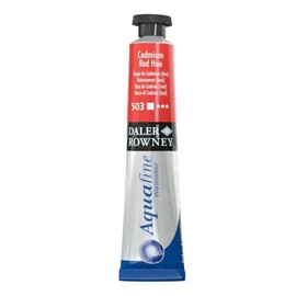 Daler-Rowney Aquafine Watercolour Paint, Aluminium Tube, 0.27oz - 8 ml, Cadmium Red Hue