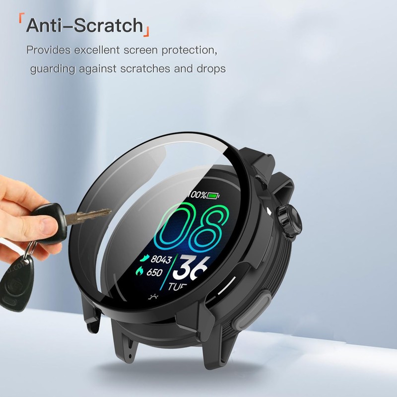 YAJOJO (2 Pack) Protective Case for COROS PACE Pro, Full