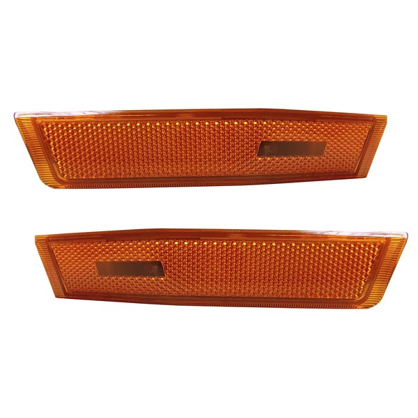 KYYET Compatible with 2007-2010 Lincoln MKX Front Bumper Side Marker