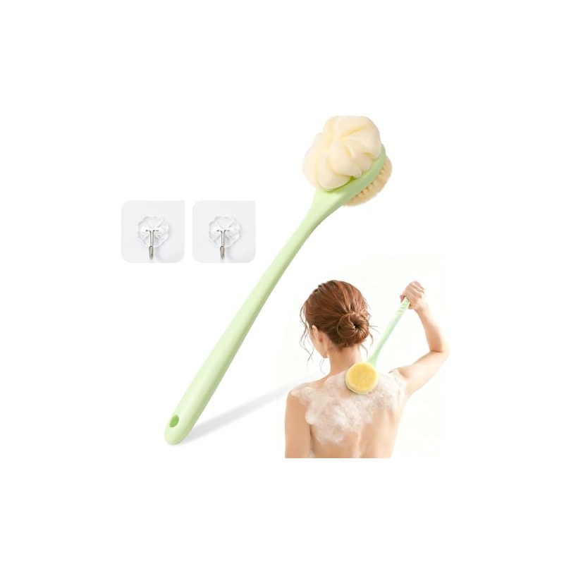 Cepillo Corporal 2 en 1, Cepillo de Baño para Cuerpo