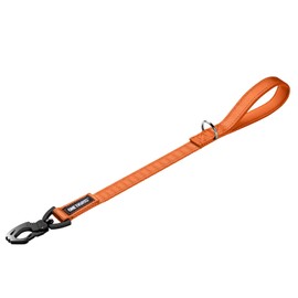 OneTigris Bolt Short Traffic Dog Leash for Small Medium Large Dogs(Orange,M)