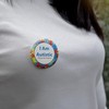 Autistic badge, Autism Awareness Button Pin Badge (Design 1, 38mm)