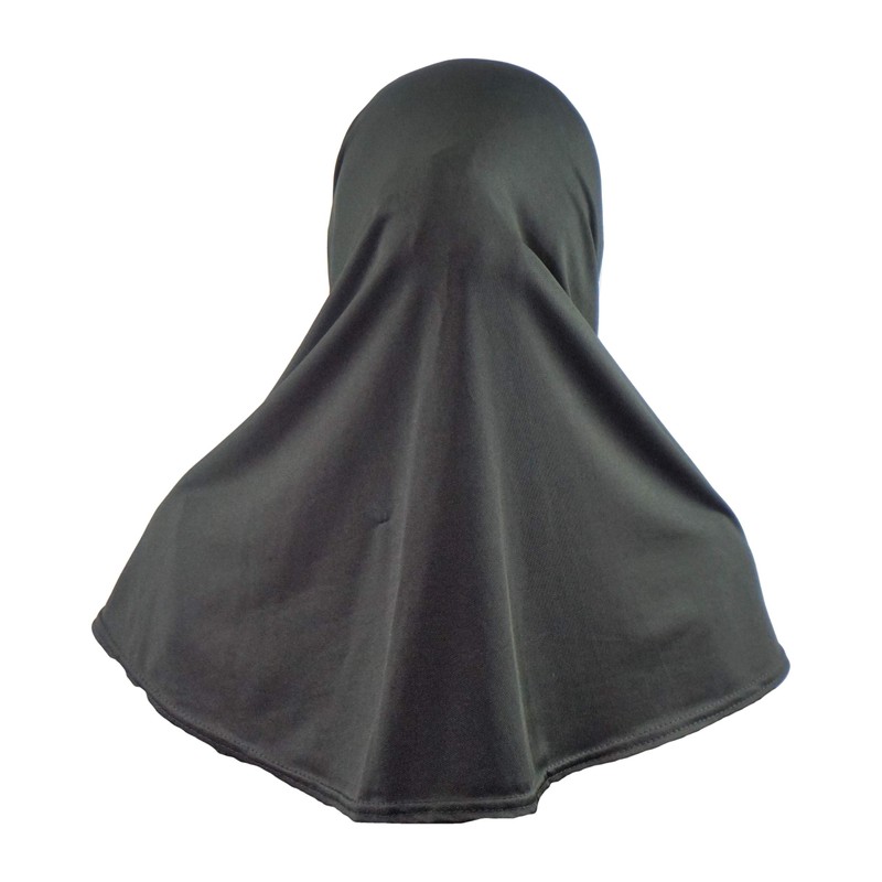 Yaqeen Girls instant headscarf hijab plain al Amira, readymade pull
