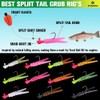 XFISHMAN-Trout-Fishing-Lure-Kit 165-Piece Creek & River Fishing Set with Split Tail