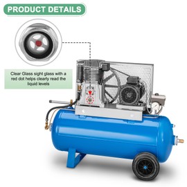 M METERXITY 4-Pack Air Compressor Oil Sight Glass, M20 x 1.5mm Glass No Leak Hex Oil Liquid Level Gauge Fittings W O-Ring for Air Compressor/Pump/Tank Sight Plug Window