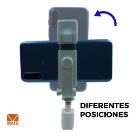 Maíz Baston Selfie Stick Tripie Luzled Control Remoto Bluetoth