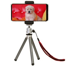 King Tripod Photomate Three Gun Metallic AFT3-GM 3-Level Freedom Head Low Angle Small Lightweight Smartphone Compatible