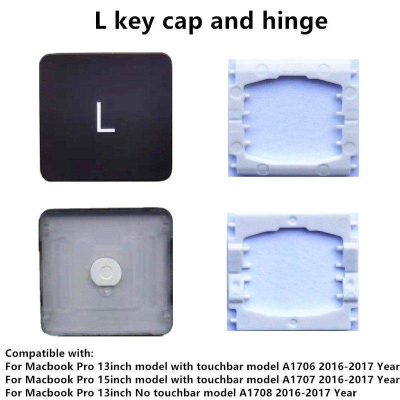 Replacement Individual L Key Cap and Hinges are Applicable for