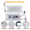 POPMOTORZ Number Plate Light, 2 Pieces Number Plate Light for