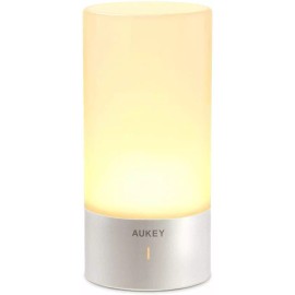 AUKEY LT-T6 Ambient Light Touch Sensor Color Changing RGB Table Lamp 6W