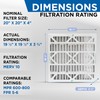 Glasfloss 20x20x4 MERV 10 (FPR 5-6) 4" Inch Pleated Air