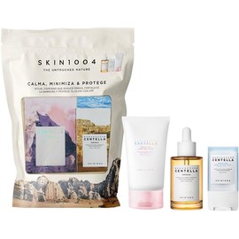SKIN1004 Madagascar Centella Calma, Minimiza & Protege Set Kit de Skincare Coreano con Ampoule, Gel Cream y Sun Stick SPF50+ PA++++ Rutina Facial para Piel Sensible, Hidratación, Poros y Protección Solar