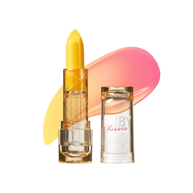 Ruby Kisses Staining Mood Lipstick, pH Color Changing Lip Balm