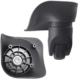 Luggage Wheels Replacement for Suitcase, Pack of 2 Suitcase Wheels, Replacement Wheels for Suitcase Repair, 360° Rotating Suitcase Replacement Wheels with 4 Mounting Holes L041-L