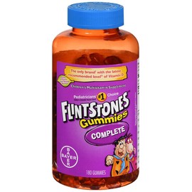 ON CONTAINER FLINTSTONES COMPLETE GUMMY 180CT