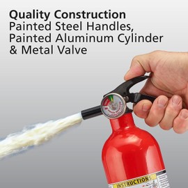 Kidde Fire Extinguisher for Home DRY CHEMICAL with Mounting Bracket - Red