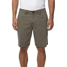 O'NEILL Men's Shorts Fixed Waist 20 Inch Outseam Olive/Jaxon Stretch 34