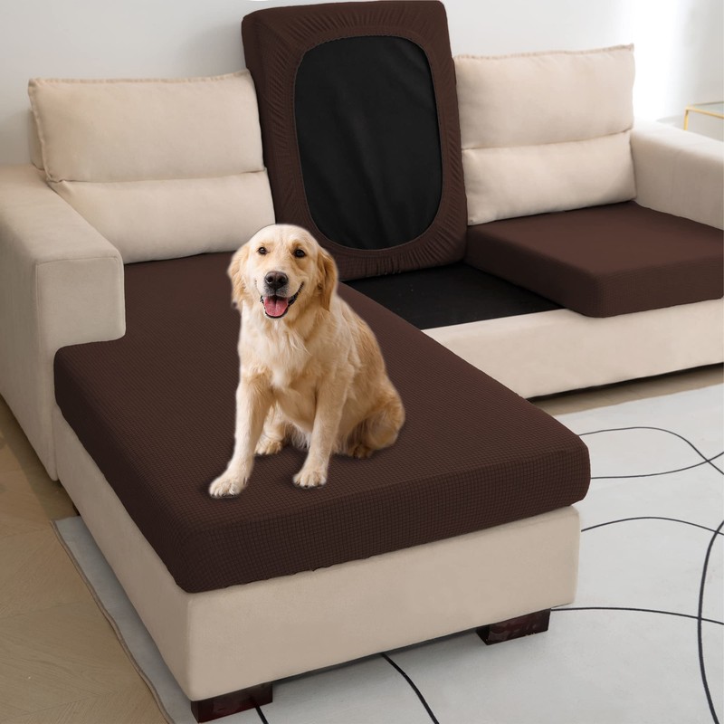 TOPYUMH Water Repellent L Shaped Couch Covers for Sectional Sofa,