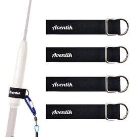 Aventik Fishing Rod Tie Belts Pole Straps Fit for Fishing Rod Leash Fishing Pole Tether Leash Fishing Pole Tether Fishing Rod Straps