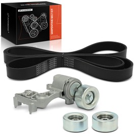 A-Premium Engine Serpentine Belt Drive Kit Compatible with Toyota Camry 2007-2011, Sienna 2007-2010, Avalon 2005-2012 & Lexus RX350 2007-2009, ES350 2007-2012 - 3.5L