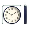 NEWGATE® Number Four Echo wall clock | Modern round clock