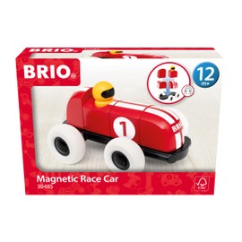 BRIO 30435 Racing Car Made of Magnetic Building Blocks - Toy Car for Children from 12 Months, Toy from 1 Year