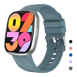 Smart Watch for Kids, IP68 Waterproof Kids Fitness Tracker Watch with Bluetooth Call, 100 Sports Modes, Sleep Monitor, Alarm Clock, Kids Watch for Boys Girls Educational Toys Birthday Gifts (Silver)