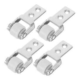 Operitacx 4pcs Nylon Sliding Track Wheels for Furniture Feet Scratch-resistant Quiet Rollers for Dining Tables Sliding Doors Cabinets Heavy-duty Hardware Accessories