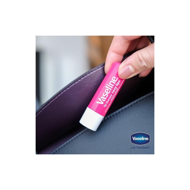 Vaseline 2 pack Bálsamo para Labios Rosy Stick Lip Therapy,